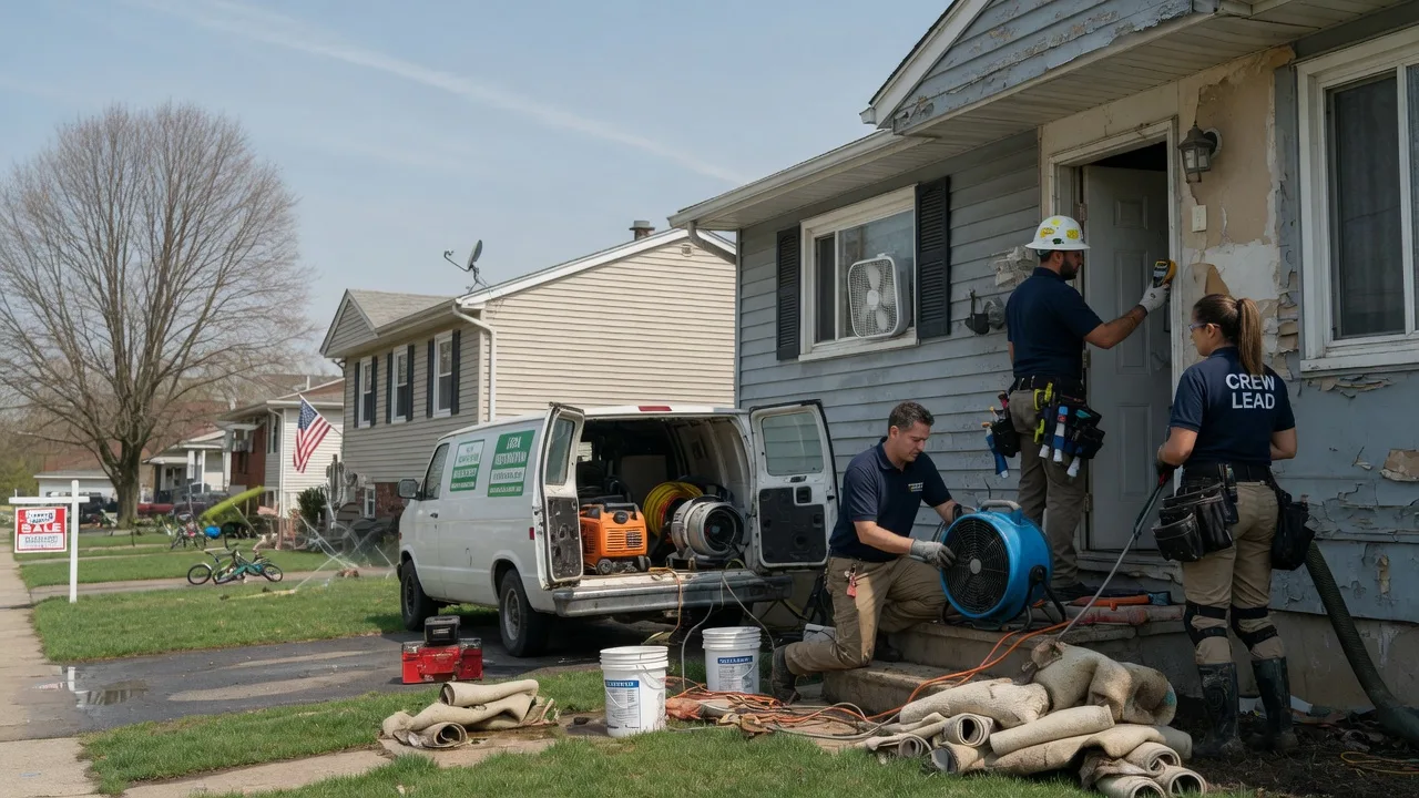 Flood Cleanup in Three Springs, PA near me